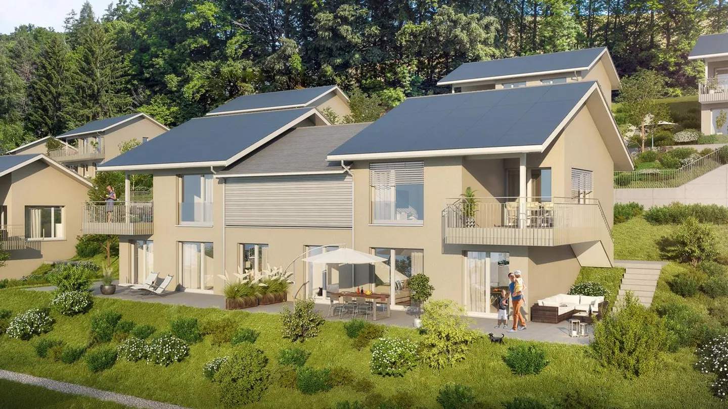 Bella casa bifamiliare di 4,5 stanze a Huttwil - Foto 1 di 12