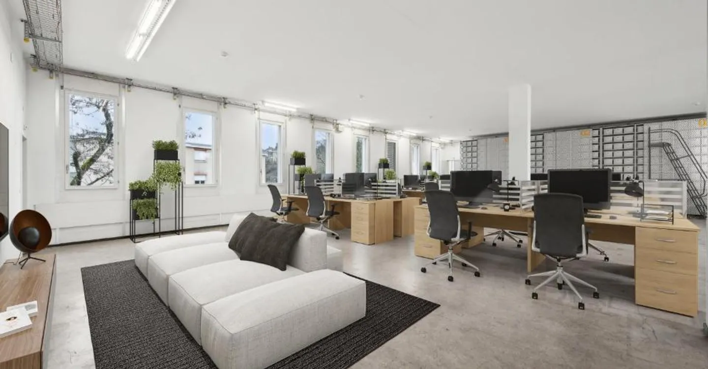 Beaucoup d'espace pour vos idées : 305 m² d'espace commercial à Arlesheim - Photo 1 sur 8