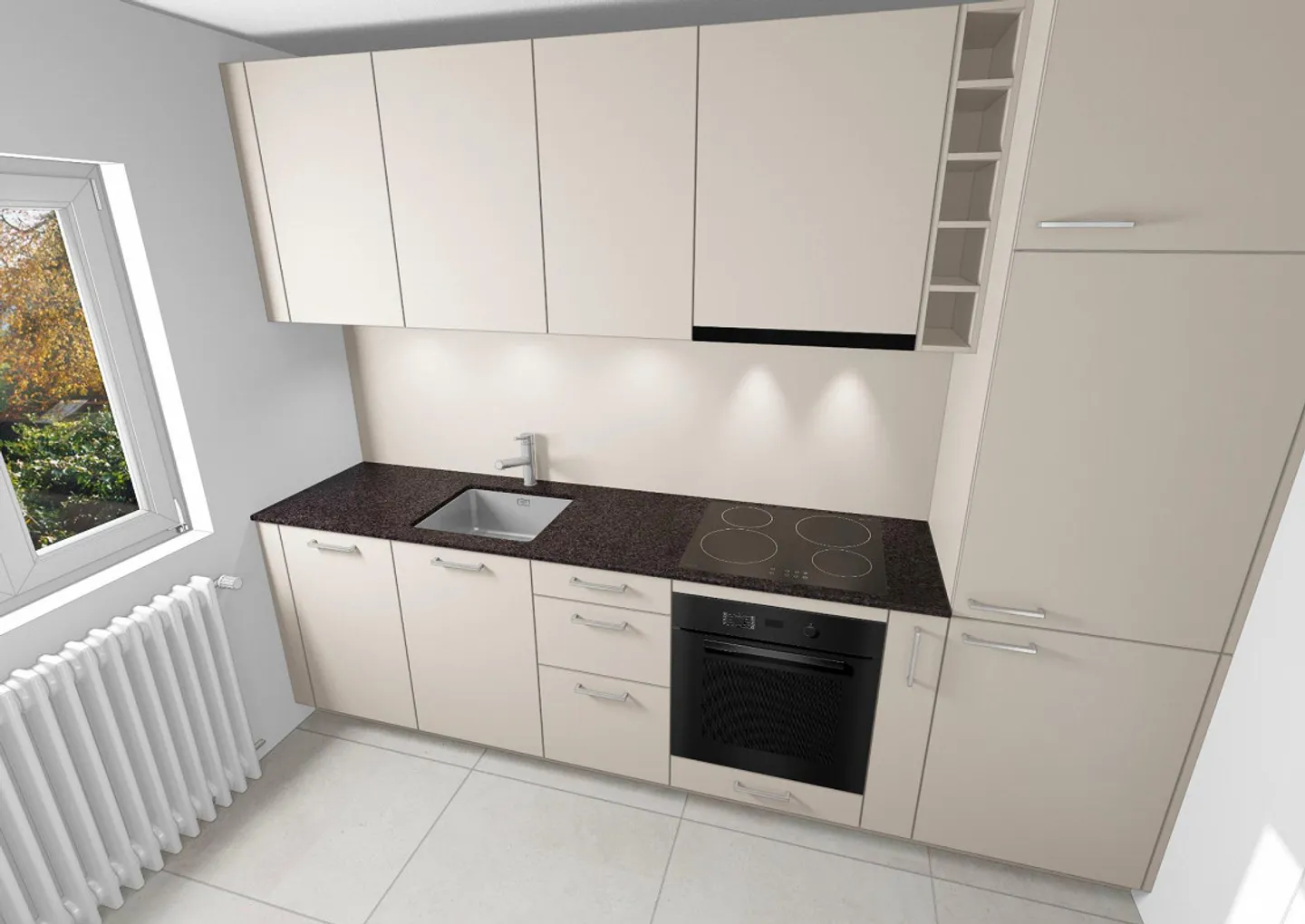 Appartement 3 pièces fraîchement rénové et exposé au soleil - Photo 4 sur 8