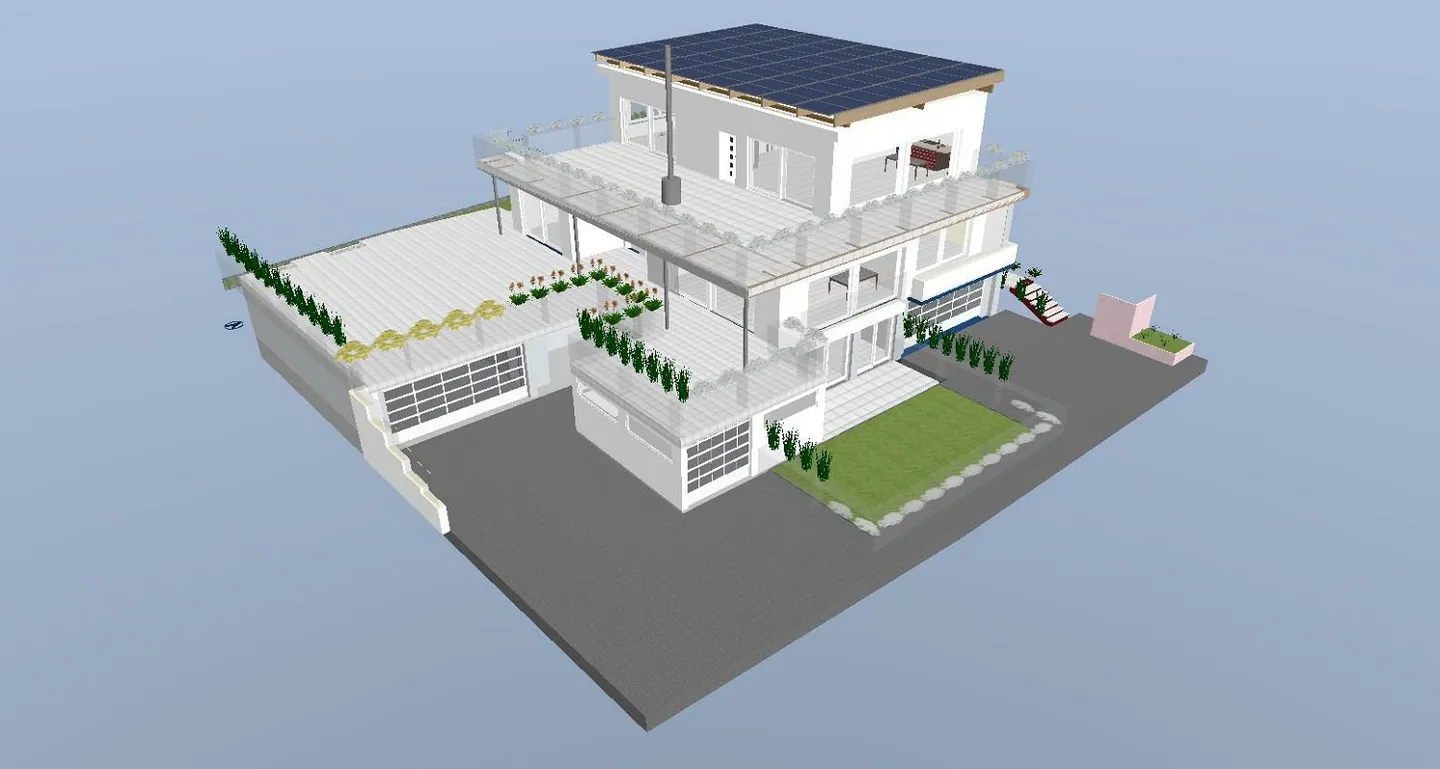 Genehmigtes Mehrfamilienhaus-Projekt - Foto 1 von 4