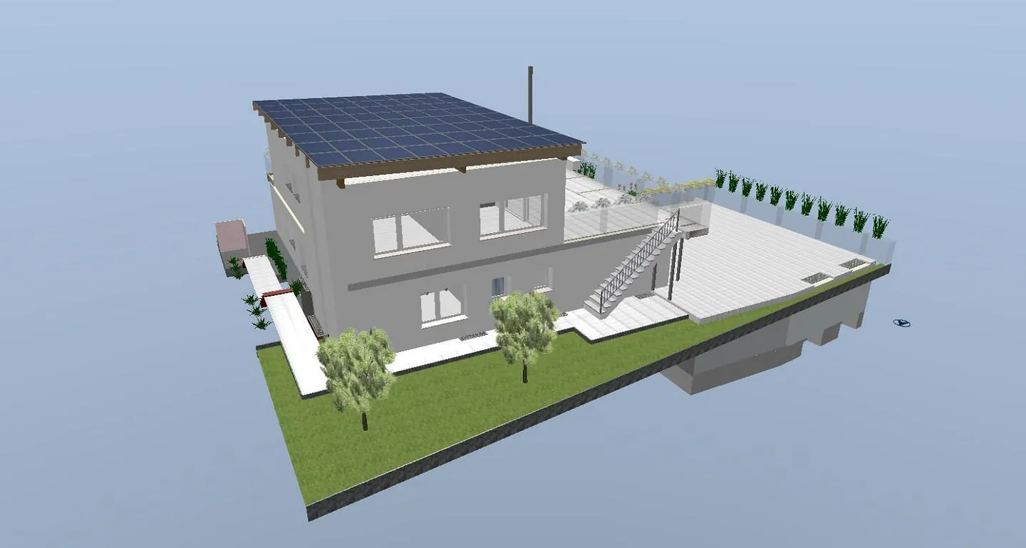 Genehmigtes Mehrfamilienhaus-Projekt - Foto 3 von 4