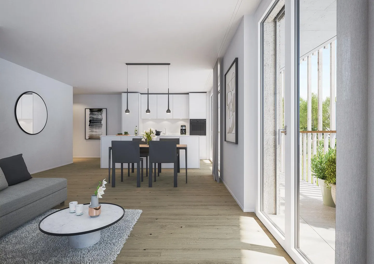 Appartamento nuovo attraente in standard Minergie-P - Foto 6 di 11