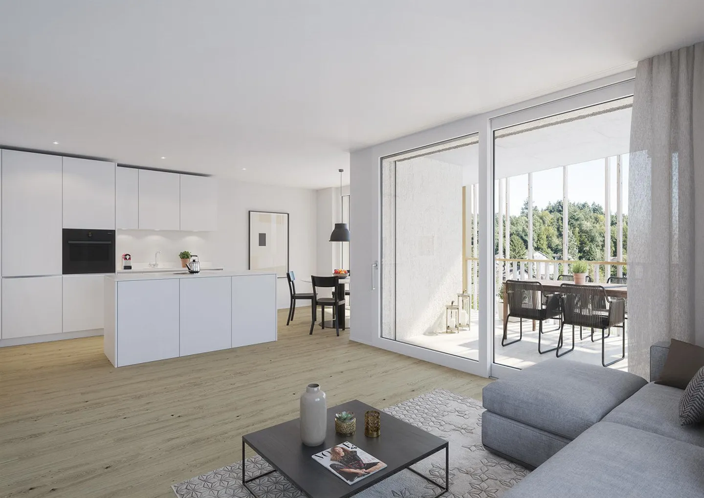 Appartamento nuovo attraente in standard Minergie-P - Foto 7 di 11
