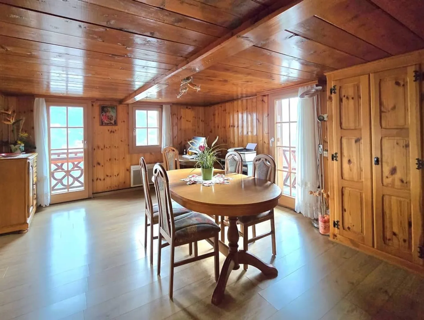 Charming apartment with terrace, panoramic view and garage in St-Martin, Val - Photo 11 of 13