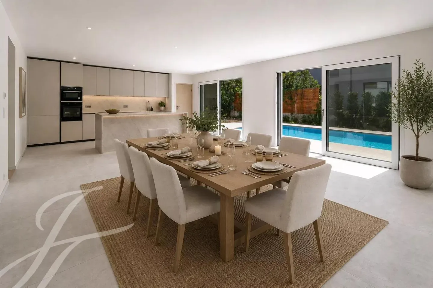 À quelques pas de la rive du lac : Villa rénovée avec piscine - Photo 8 sur 13