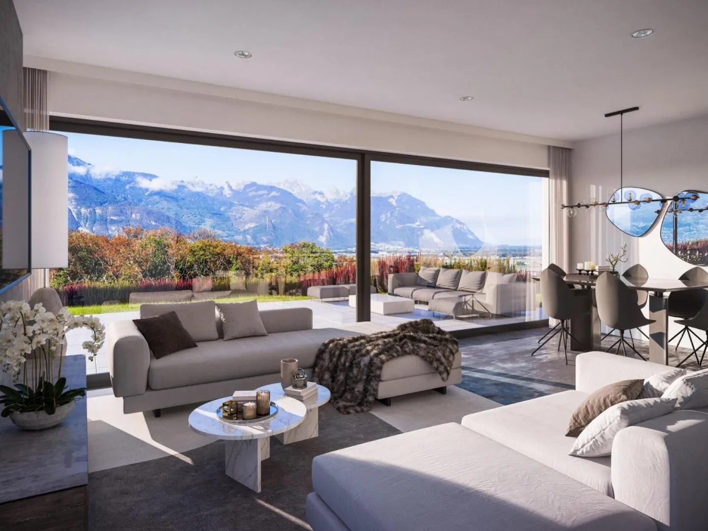 Moderne Villa in Ollon mit Aussicht - Foto 2 von 8