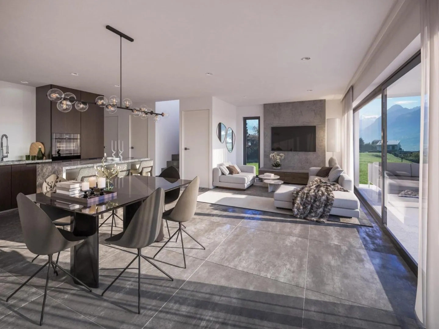 Moderne Villa in Ollon mit Aussicht - Foto 3 von 8