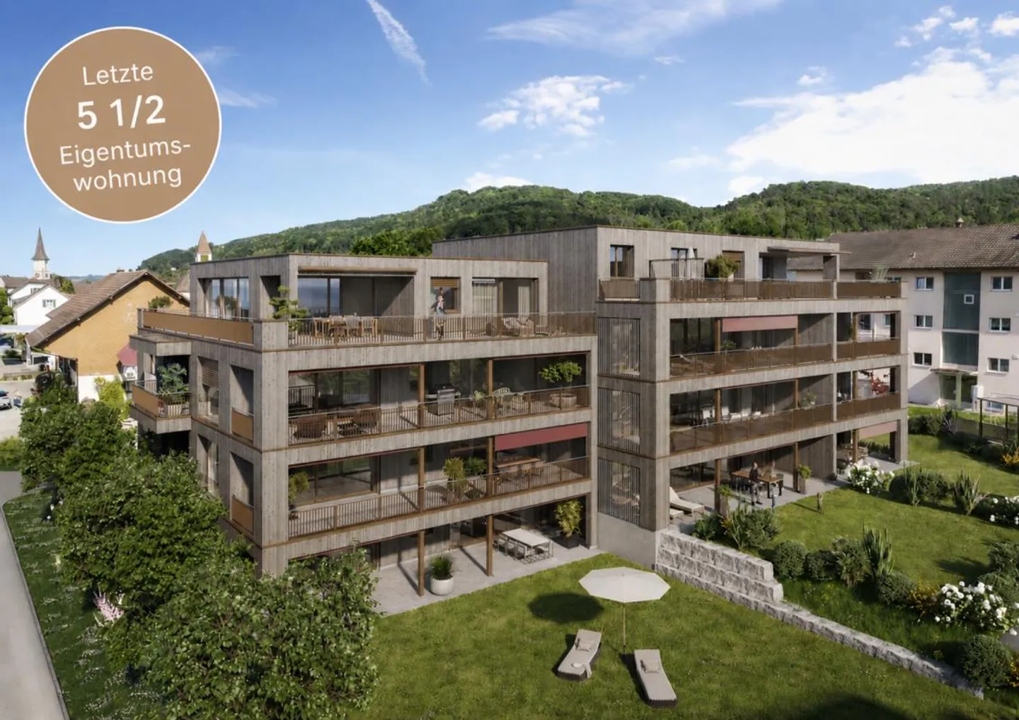 Exclusive 5.5-room apartment with lake view - Photo 1 of 10