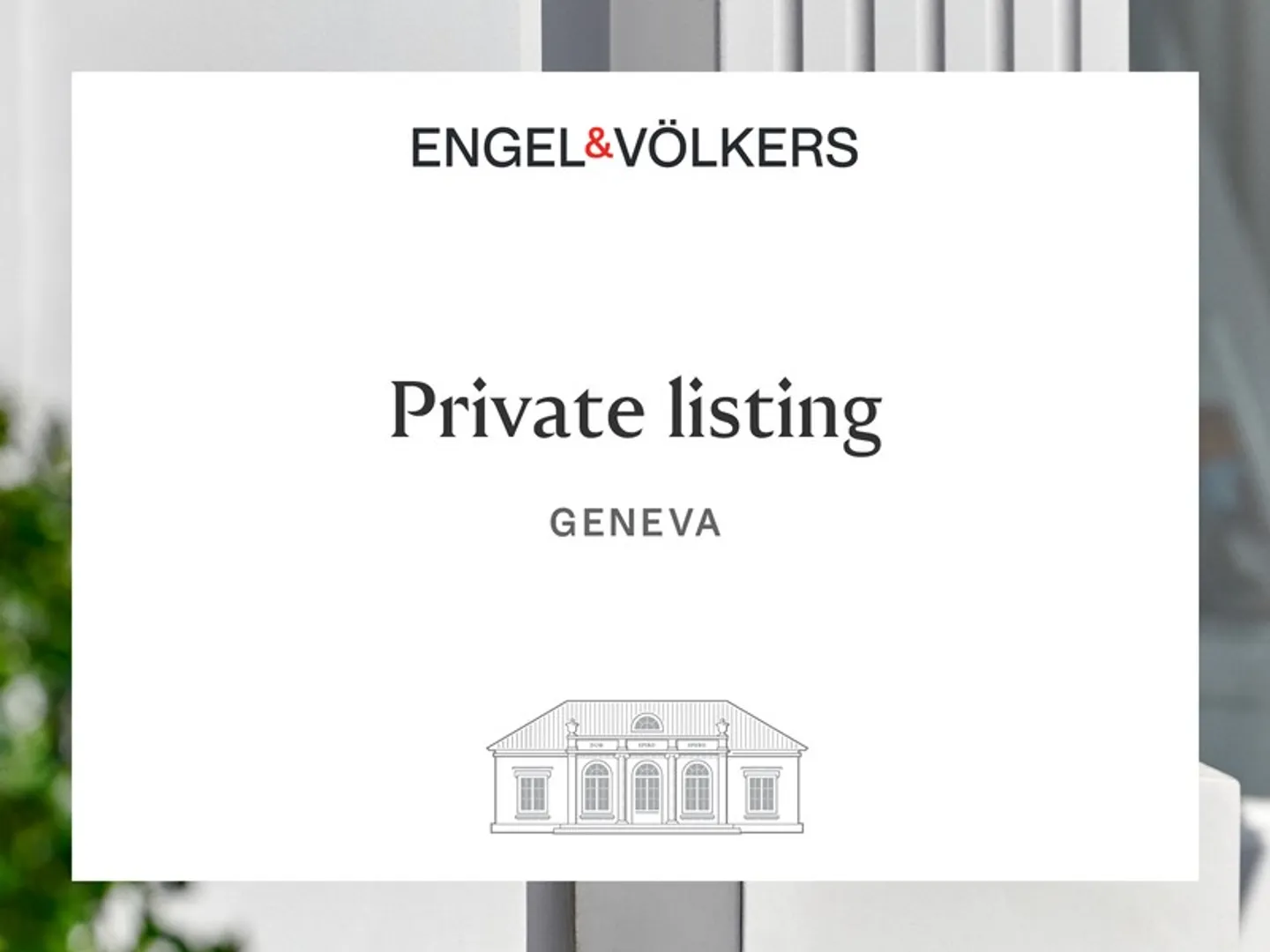 Luxurious Apartment in Champel - Photo 1 of 1