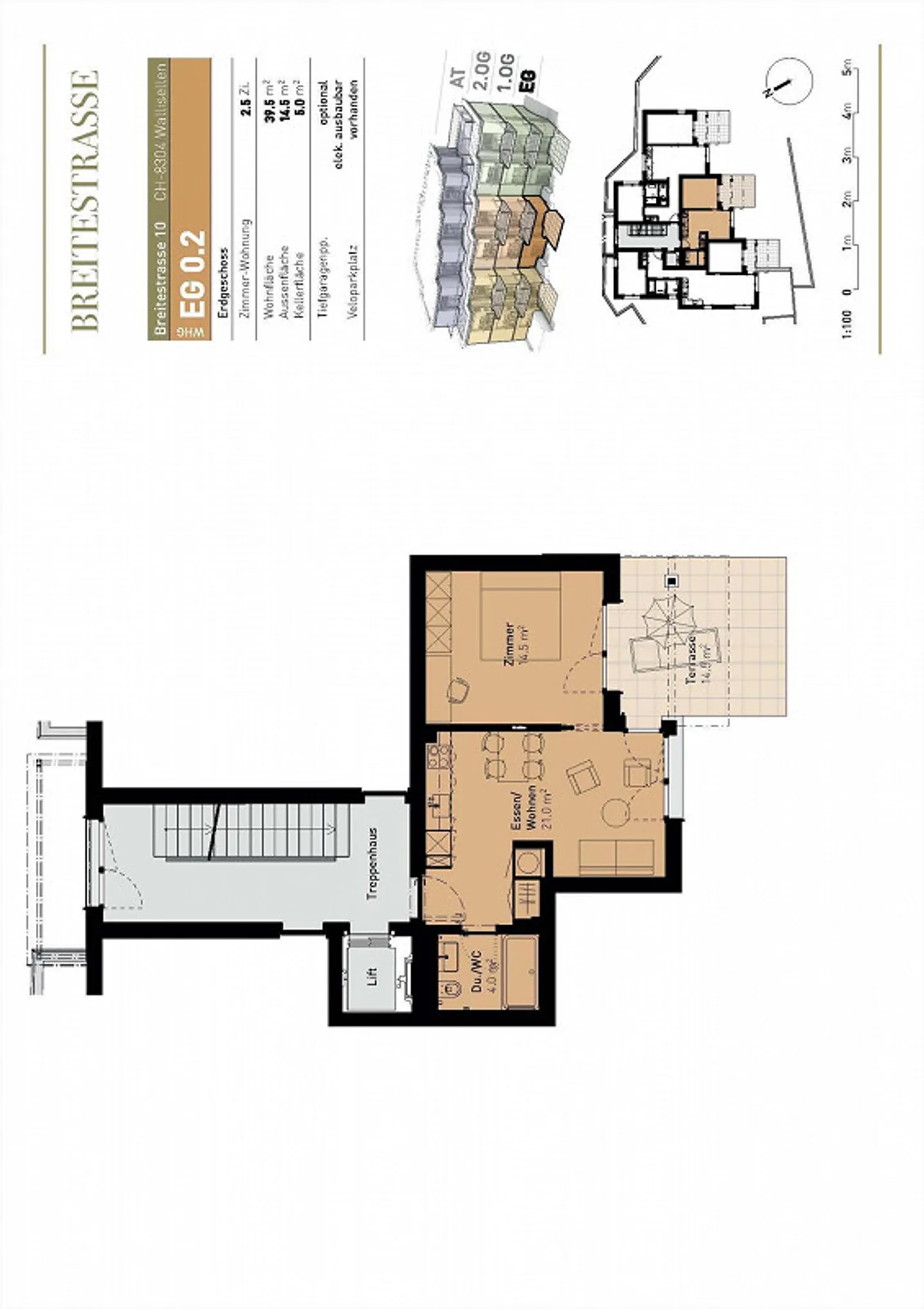 Your dream home: 2.5-room new apartment in Wallisellen - Photo 7 of 7