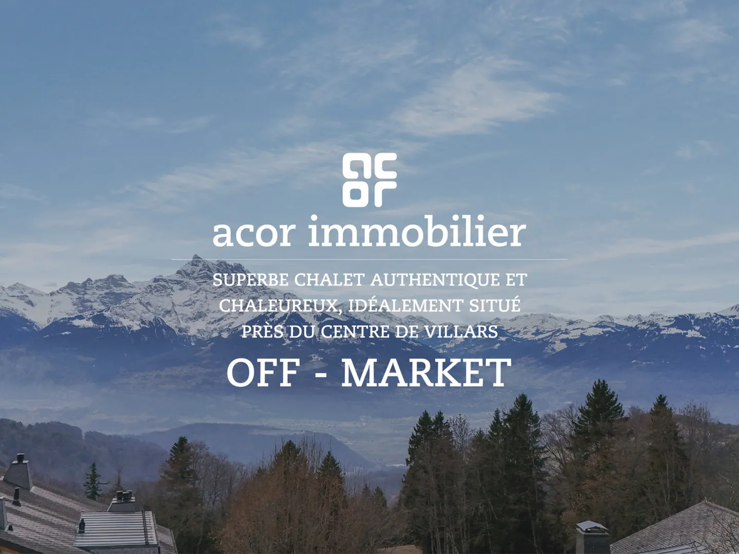 Authentic and refined chalet ideally located in the center of Villars - Photo 1 of 1