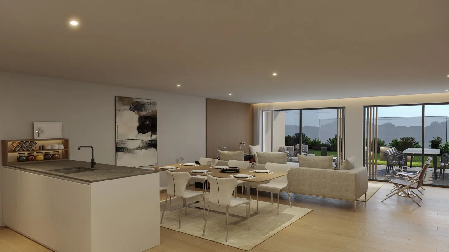 5.5-Zimmer-Gartenwohnung mit Master-Bedroom & zwei Balkonen ab Okt. 2026! - Foto 4 von 14