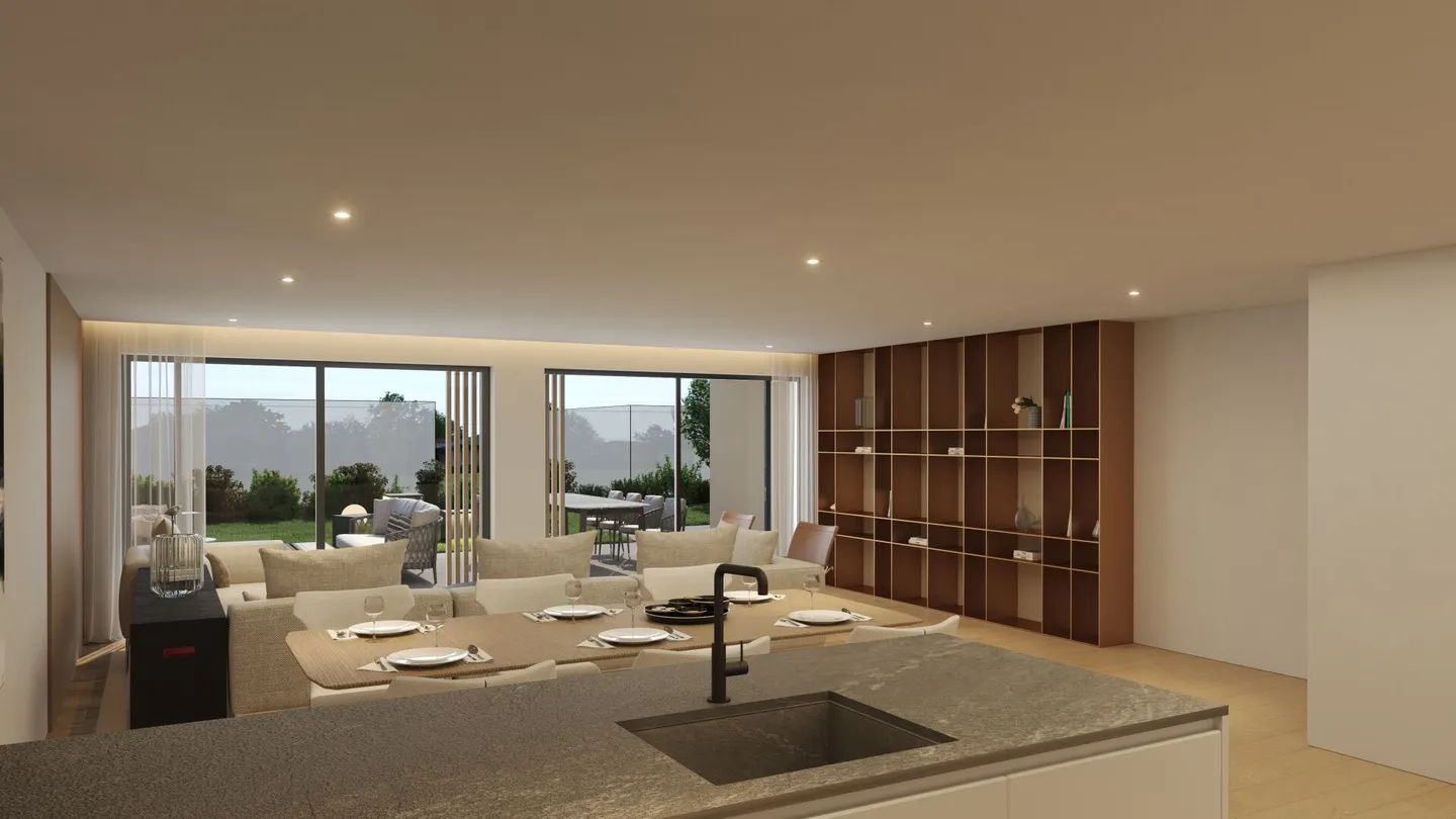 5.5-Zimmer-Gartenwohnung mit Master-Bedroom & zwei Balkonen ab Okt. 2026! - Foto 7 von 14