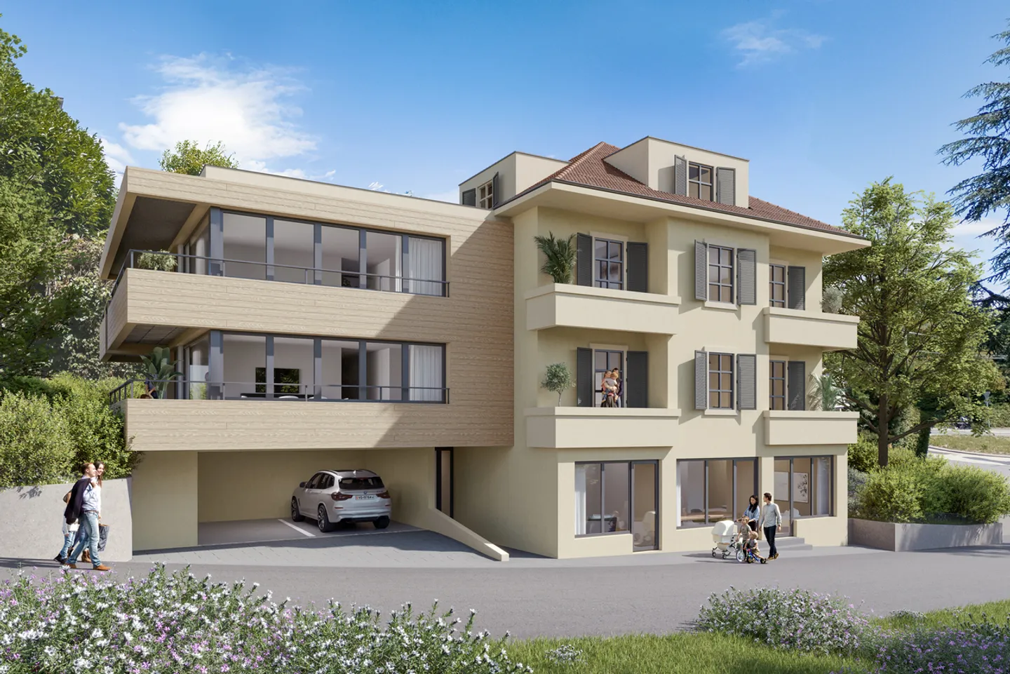 Apartment with 4.5 rooms for sale on plan - Photo 1 of 6