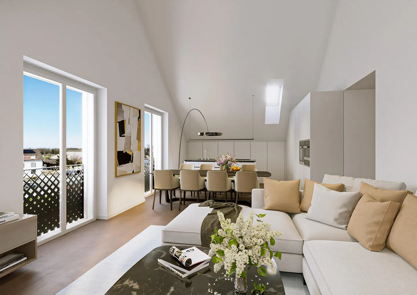 Charmante 2.5-Zi. Dachwohnung mit hochwertigem Ausbau - Foto 1 von 7