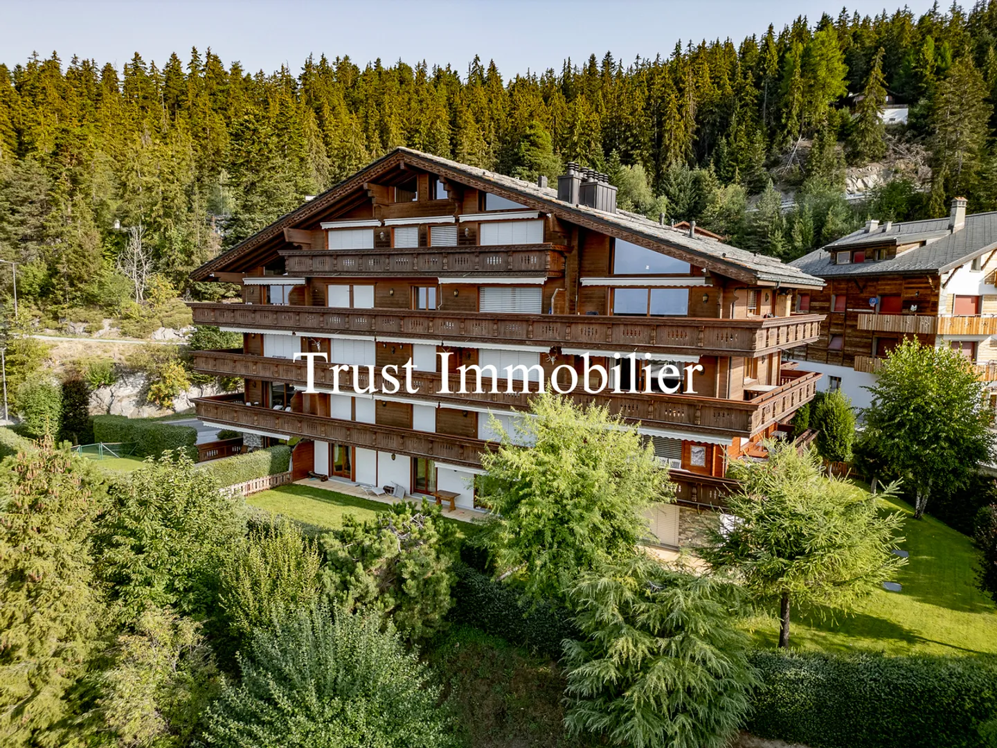 5006. Appartamento 5.5pcs in una posizione privilegiata a Crans - Foto 25 di 27