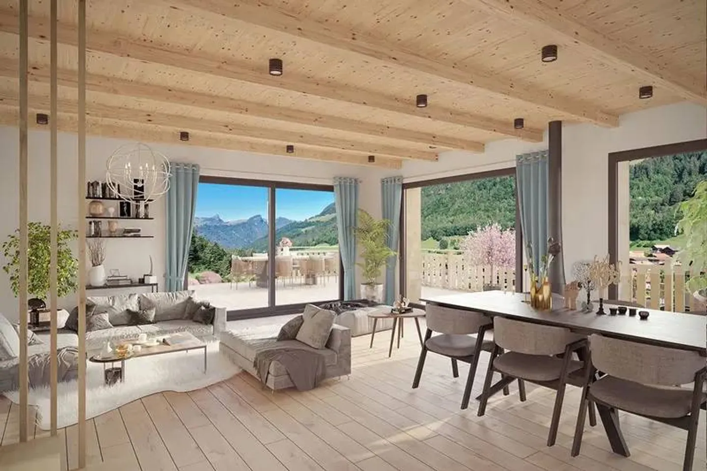 Magnifico chalet di 4.5 stanze da costruire - Jaun - Foto 3 di 5