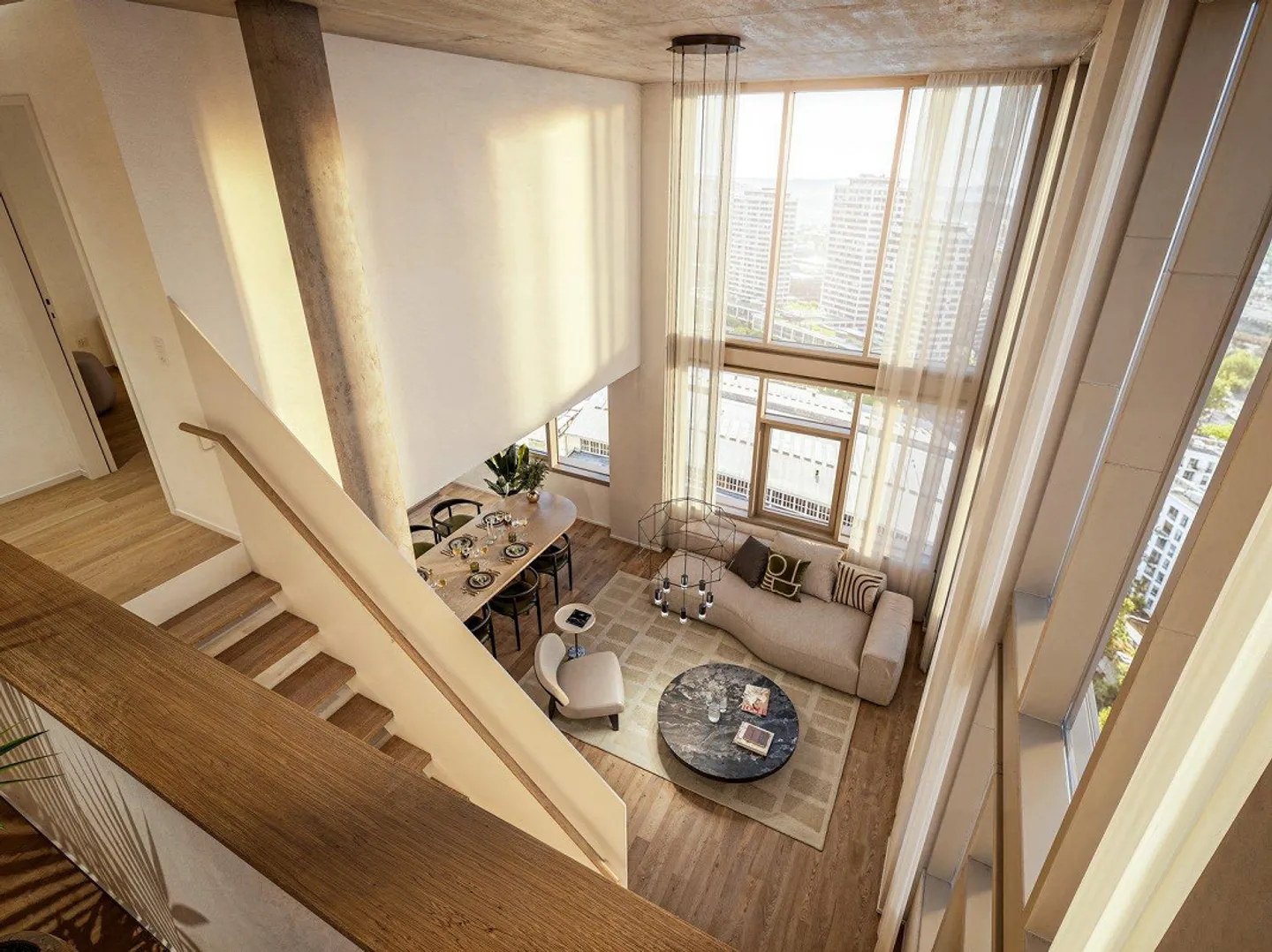 Maisonette im Riedtower, Zürich - Foto 3 von 7