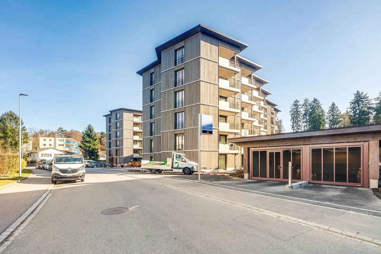 Places de stationnement pour motos centrales à Kloten - Projet de nouvelle construction "7 Lerchen" - Photo 1 sur 2