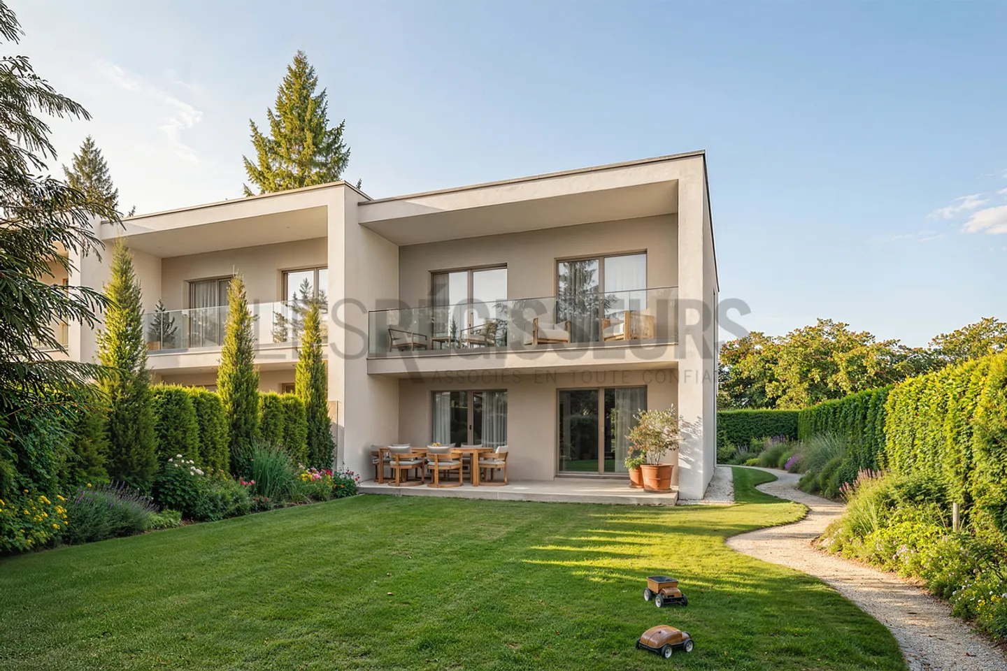 Villas contemporaines avec jardin - Photo 2 sur 7