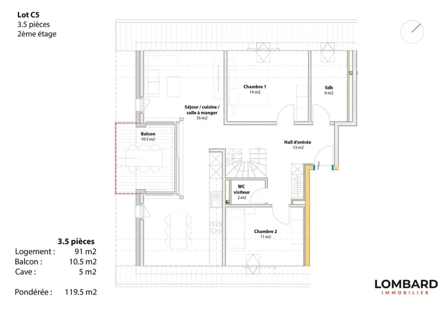 Neue 3,5-Zimmer-Wohnung im 2. Stock - Foto 7 von 8