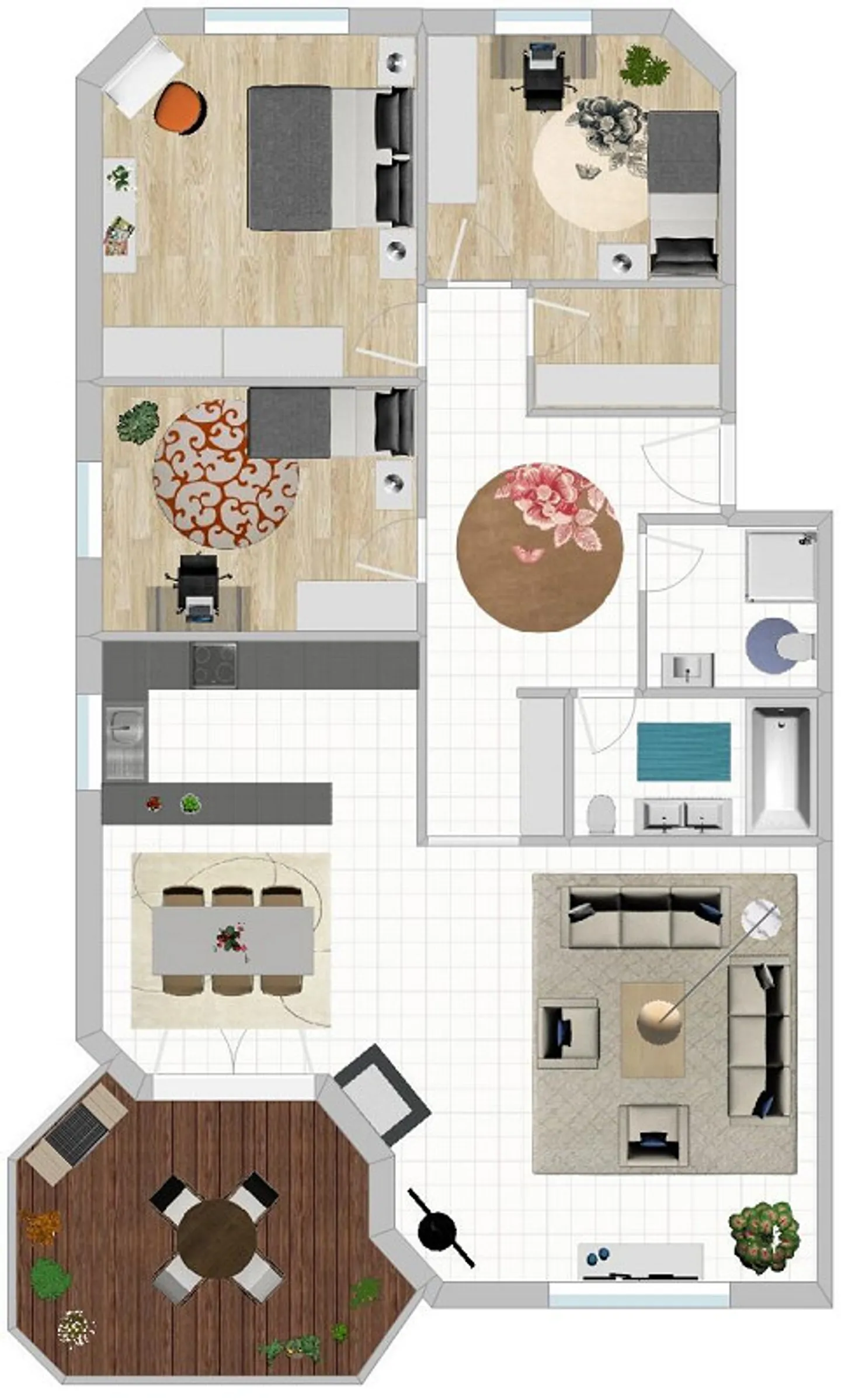 GROSSZÜGIGE 4.5-ZIMMER-WOHNUNG MIT GROSSEM BALKON UND 2 TG-PLÄTZEN - Photo 23 of 26