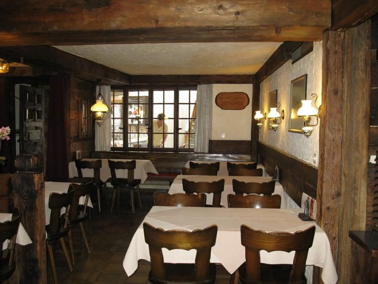 Hotel Restaurant in the Center with Terrace, rustic in typical Valais style. - Photo 1 of 8