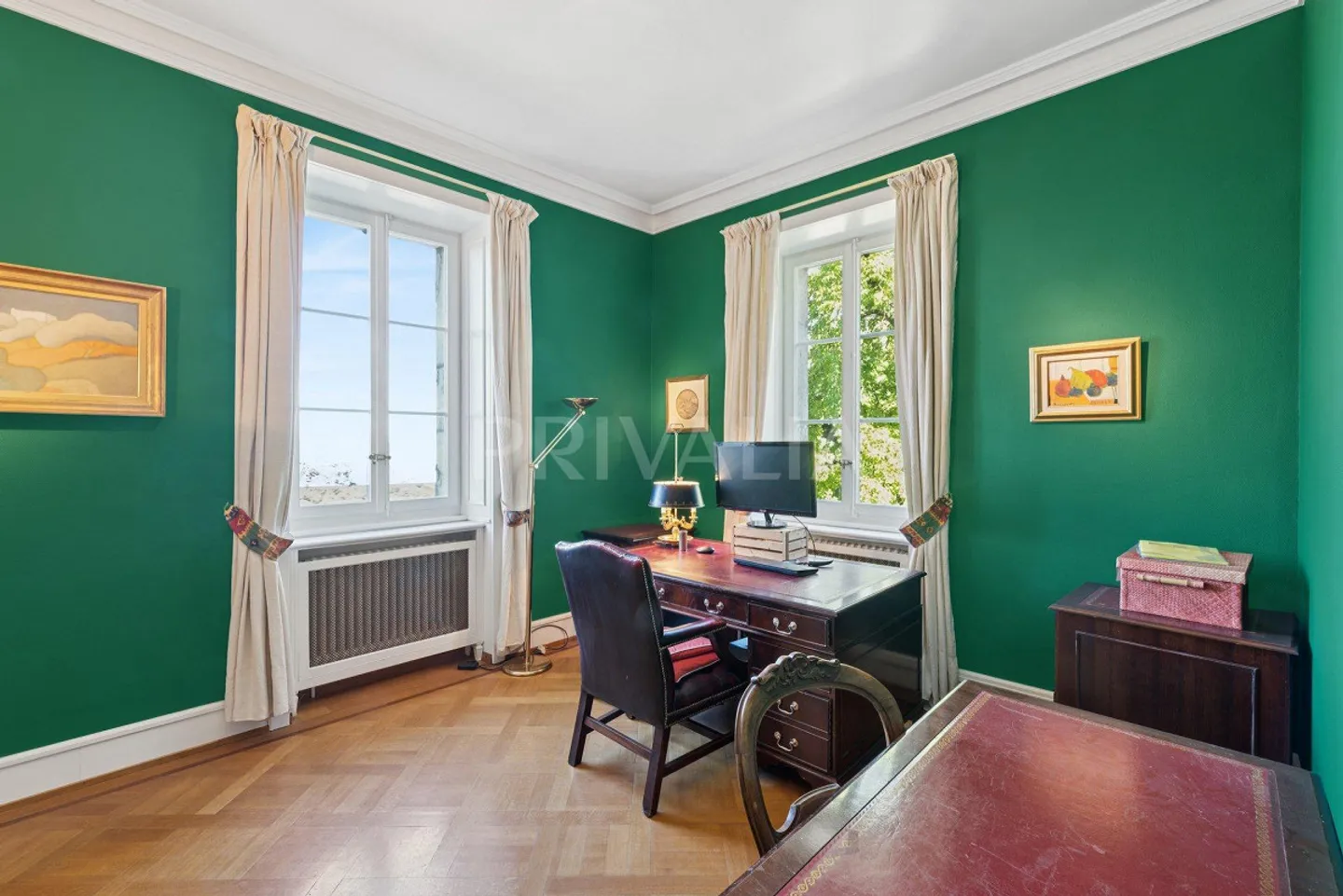 Exklusive Wohnung im Schloss Veyrier - Foto 3 von 7