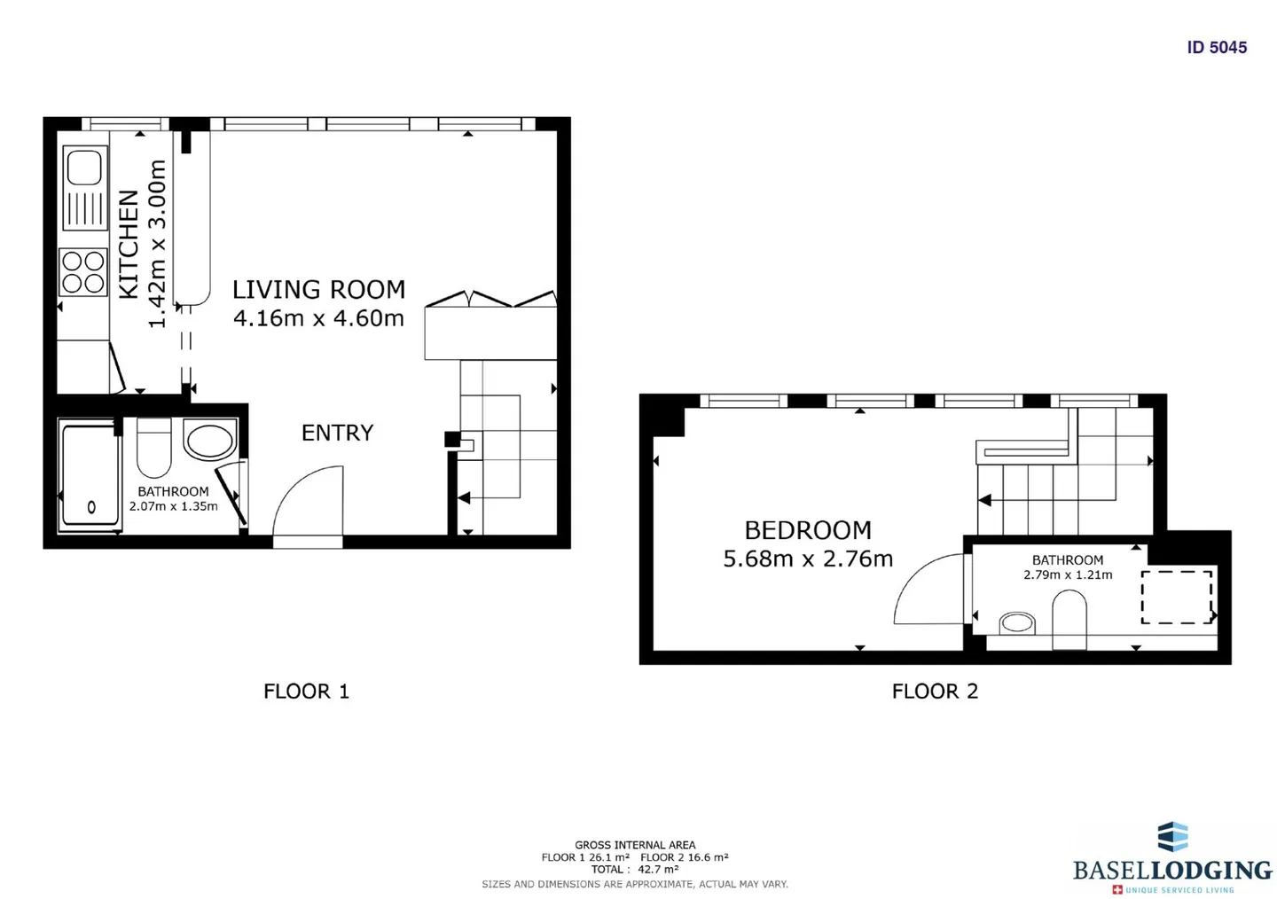 Unique Serviced Living @ Basel SBB / Gundeldingen - Foto 14 von 14