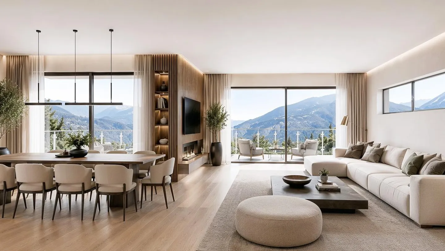 FOR SALE SPLENDID VILLA 6.5 ROOMS IN OLLON - Photo 2 of 5