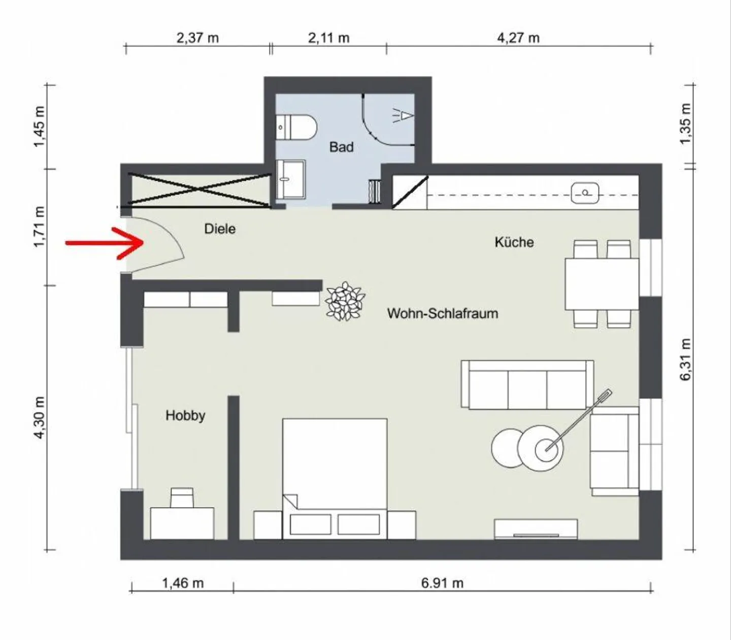 Modernes Apartment in Muralto - Foto 8 von 20