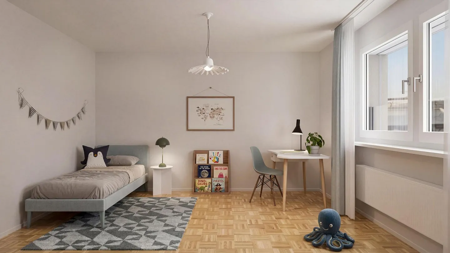 Appartamento 4.5 stanze a Oberwil - Vivere in città, vivere naturalmente - Foto 7 di 10