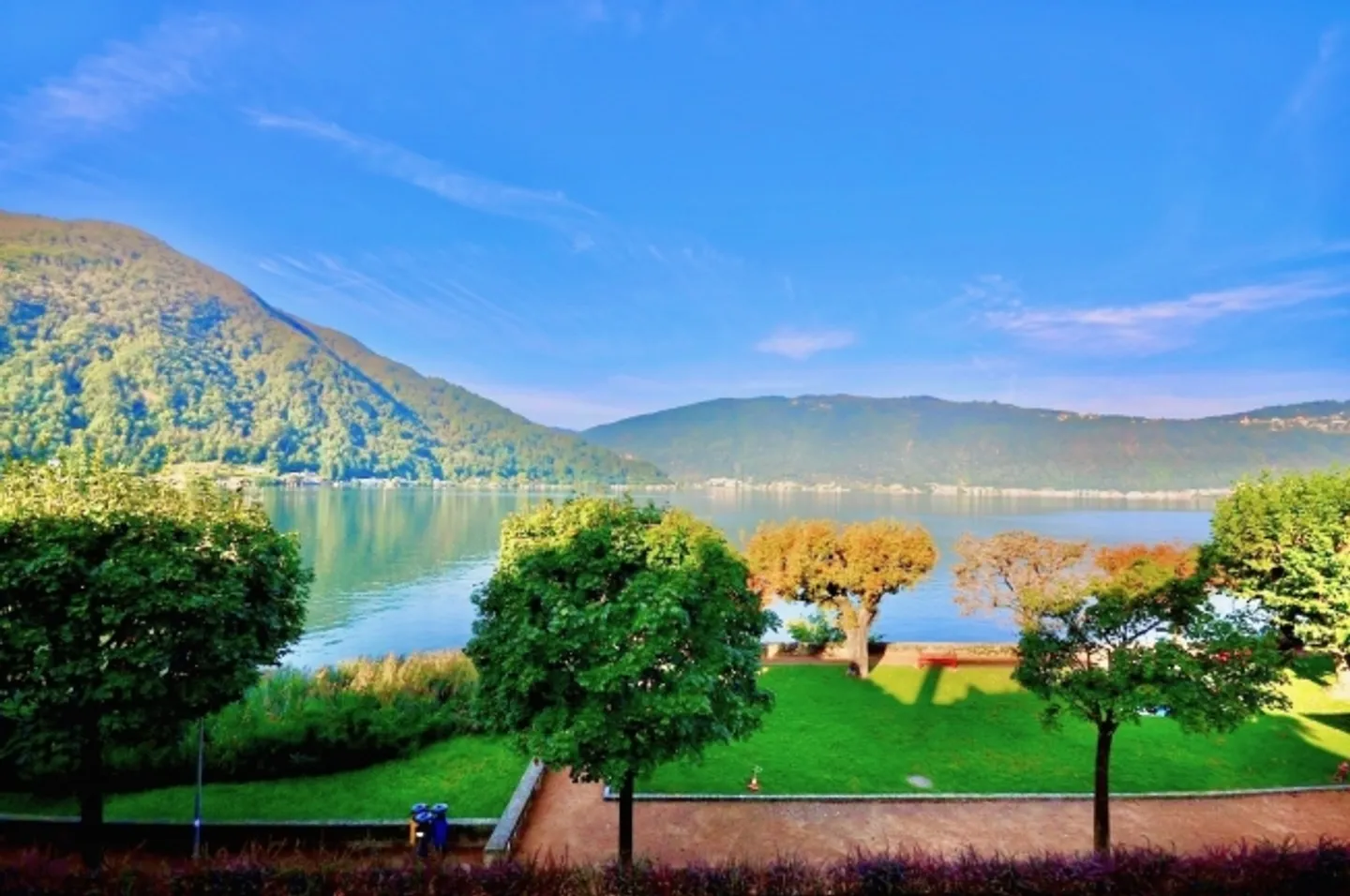 «Elegante 4.5-Zimmer-Wohnung mit Blick auf den Luganersee in Maroggia» - Foto 1 von 15