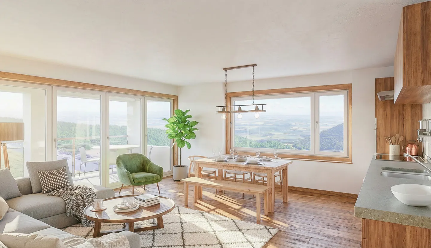 New PPE Apartment with 3.5 Rooms Living in the Sun, Above the Fog - Photo 1 of 11