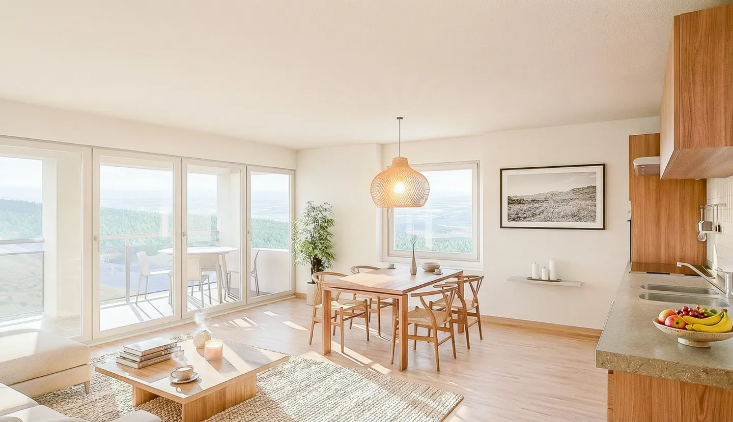 New PPE Apartment with 3.5 Rooms Living in the Sun, Above the Fog - Photo 5 of 11