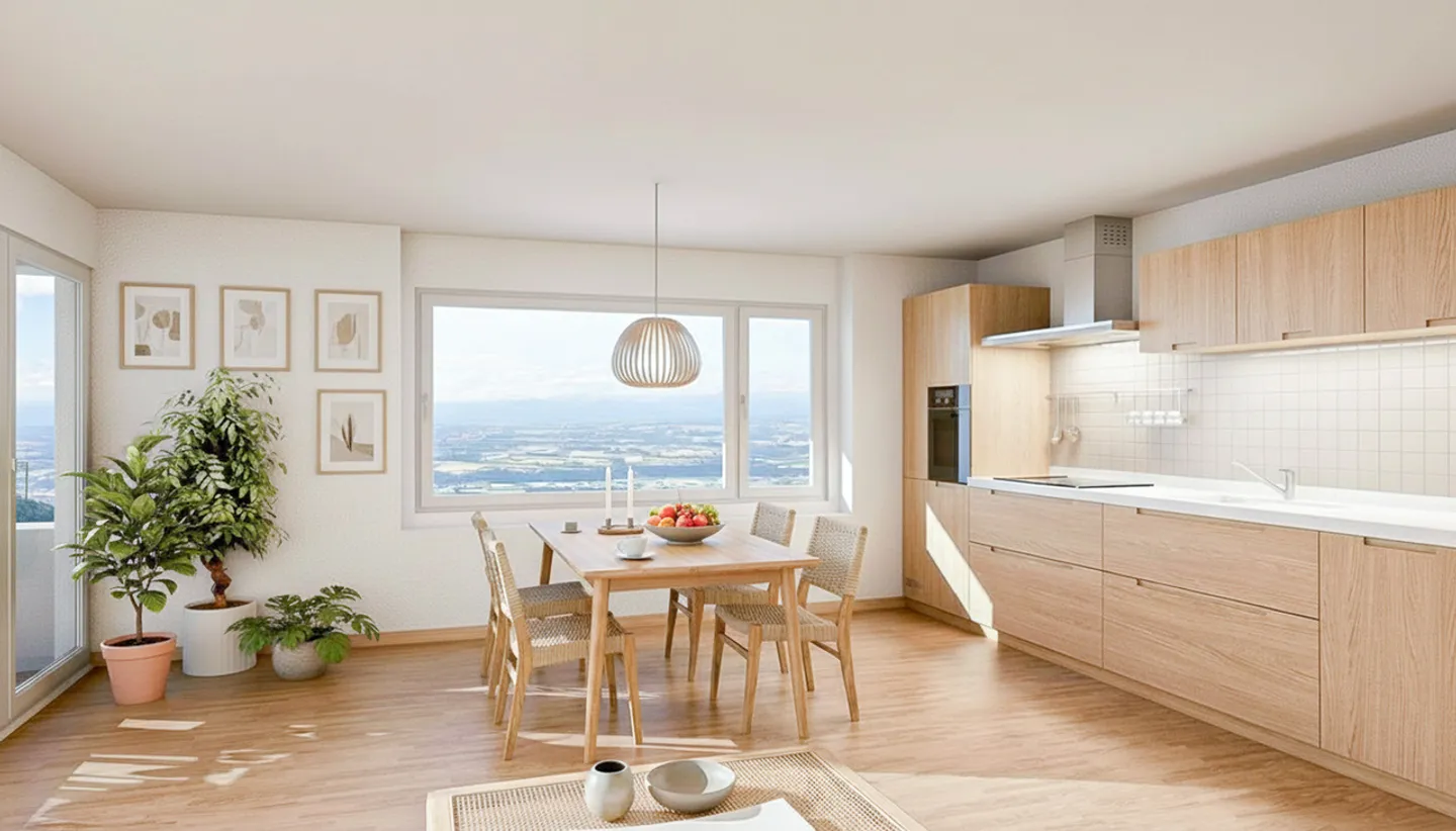 New PPE Apartment with 3.5 Rooms Living in the Sun, Above the Fog - Photo 6 of 11