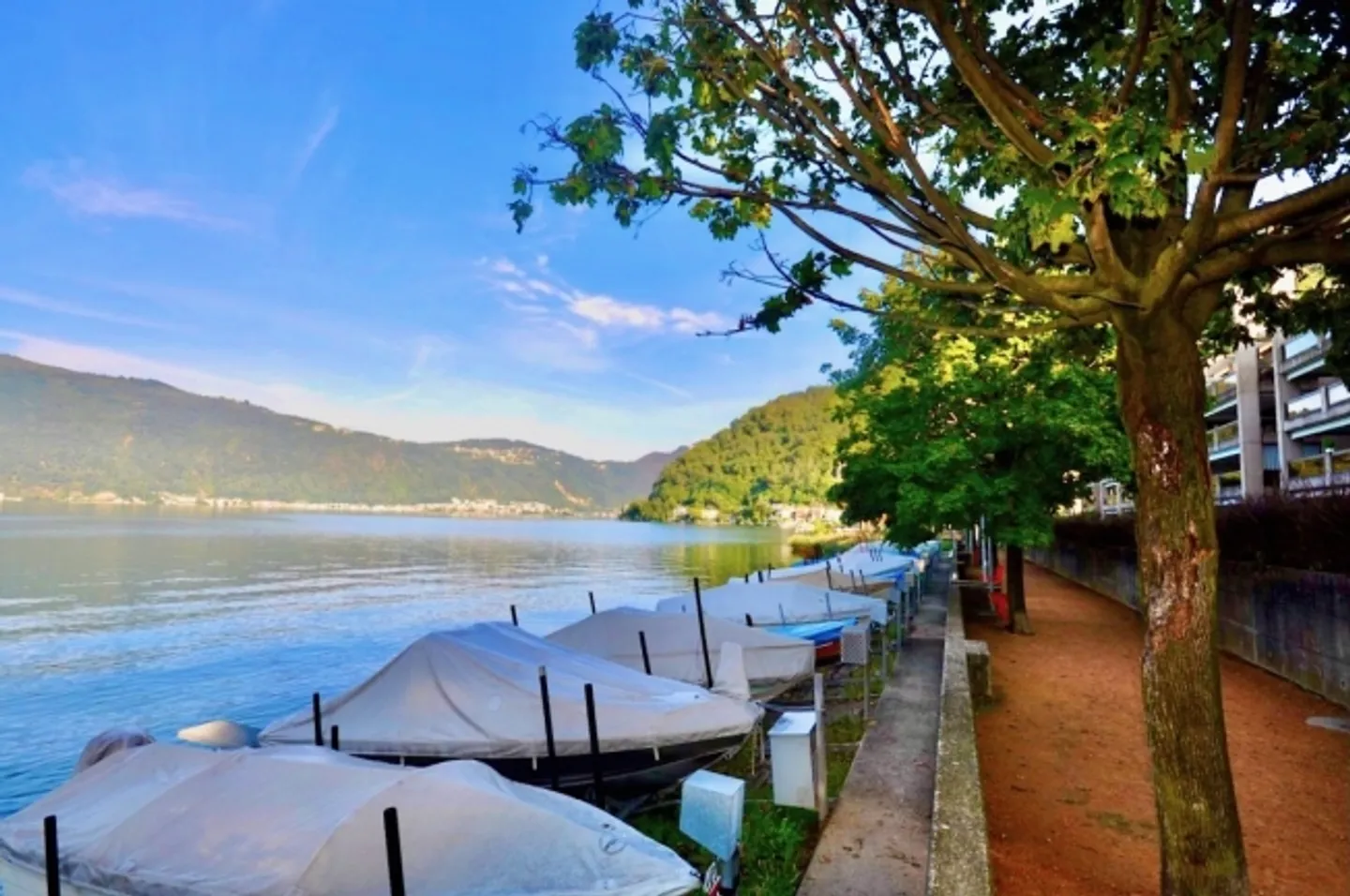 «Elegante 4.5-Zimmer-Wohnung mit Blick auf den Luganersee in Maroggia» - Foto 13 von 15