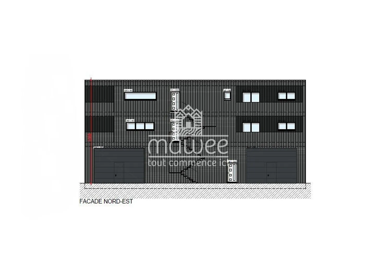 150 m² Box mit 2 Parkplätzen inklusive - Foto 1 von 7