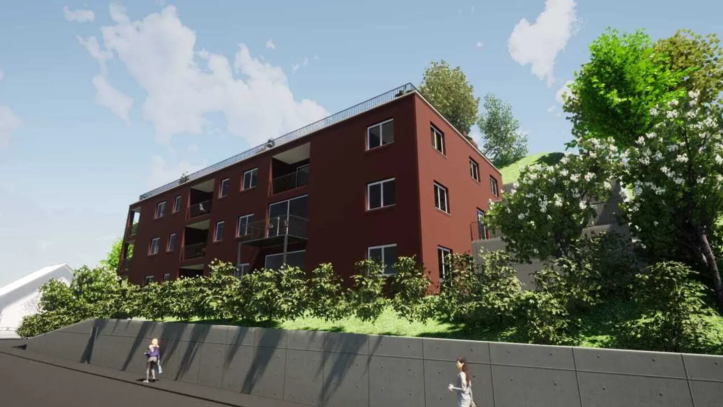 Penthouse de 4,5 pièces avec grande terrasse sur le toit à Bärau à vendre - Photo 3 sur 6