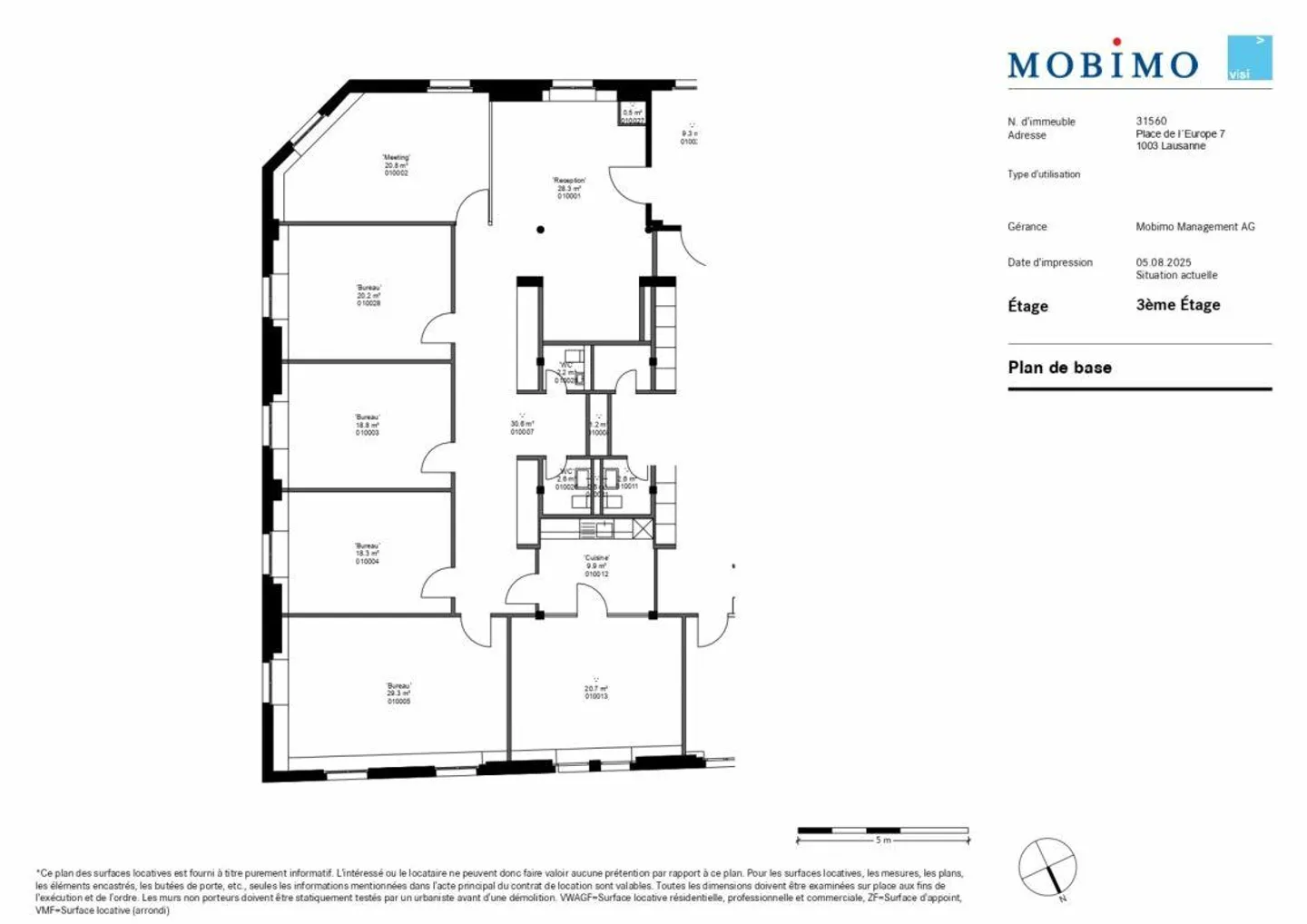 208 m2 Office in the Heart of Lausanne - Photo 9 of 9