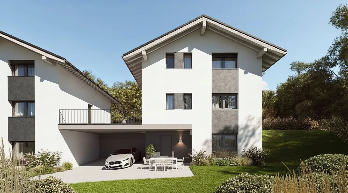 Neue Promotion "Les Collondels": 5 geräumige Familienhäuser mit 6,5 Zimmern und eigenem Studio in Surpierre - Foto 3 von 11