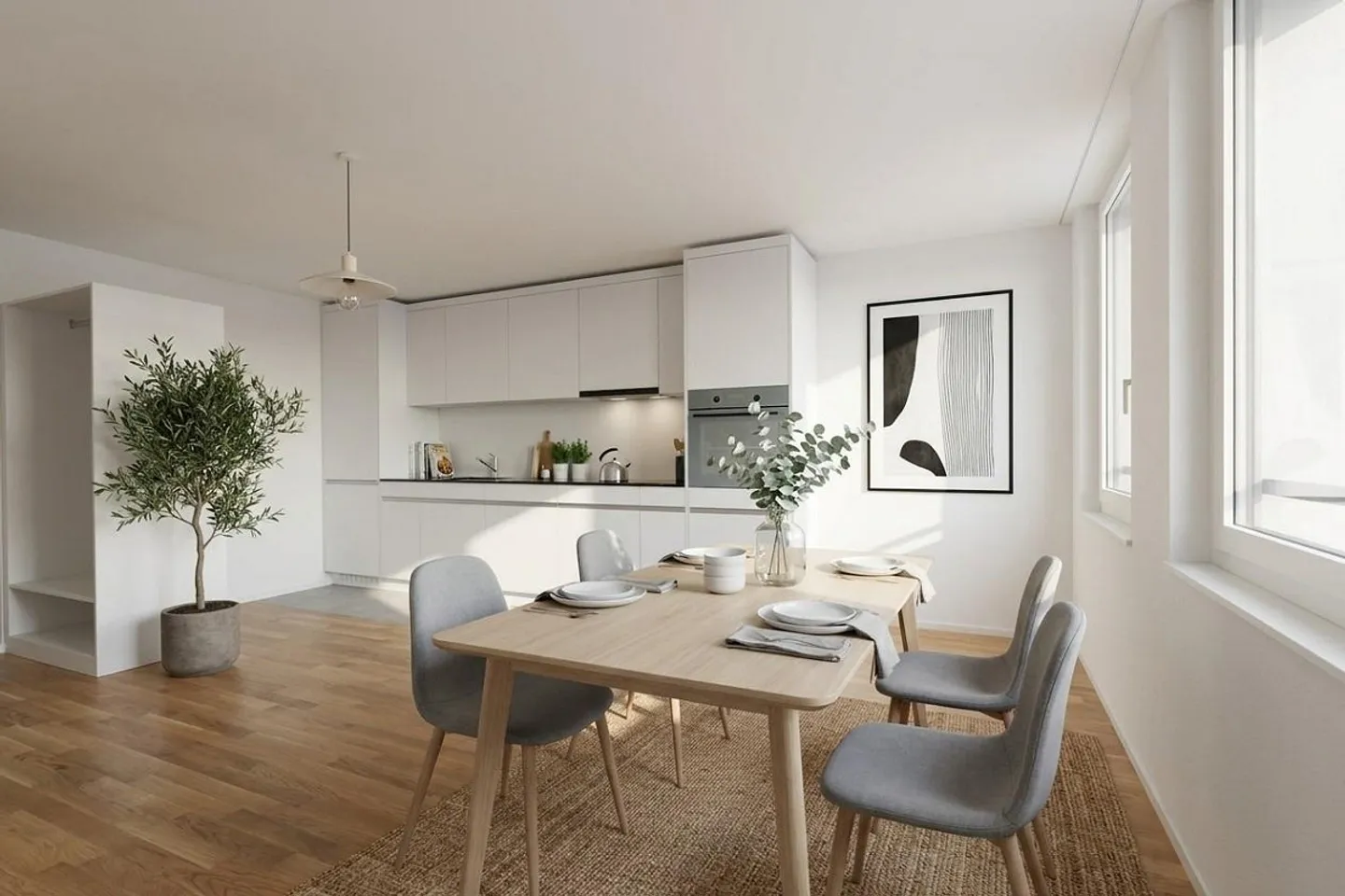 Appartements modernes de 3,5 pièces dans AVES - Le Nid pour les Oiseaux de la Ville - Photo 2 sur 6