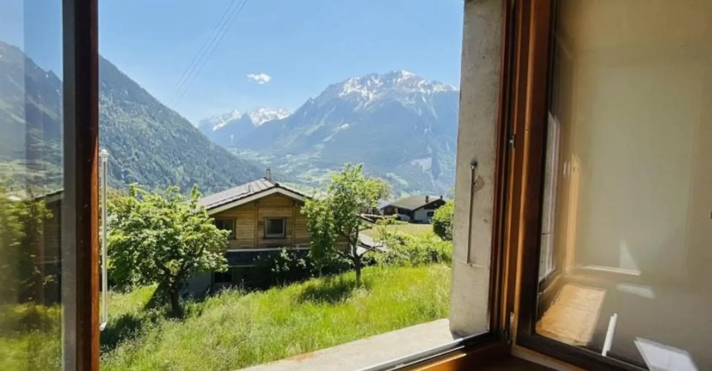 Wohnung und Grundstück zum Verkauf im Dorf Vollèges - Foto 4 von 8