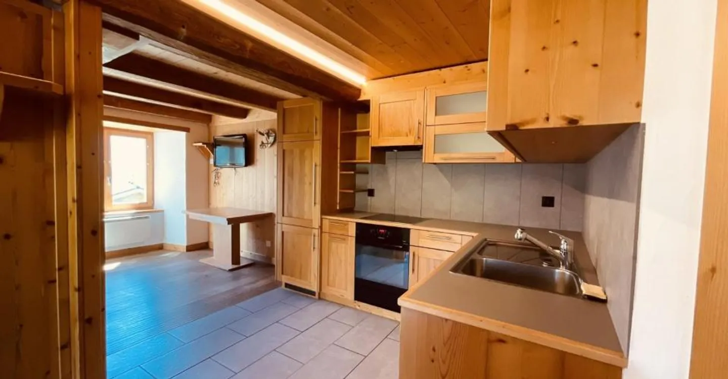 Wohnung und Grundstück zum Verkauf im Dorf Vollèges - Foto 6 von 8