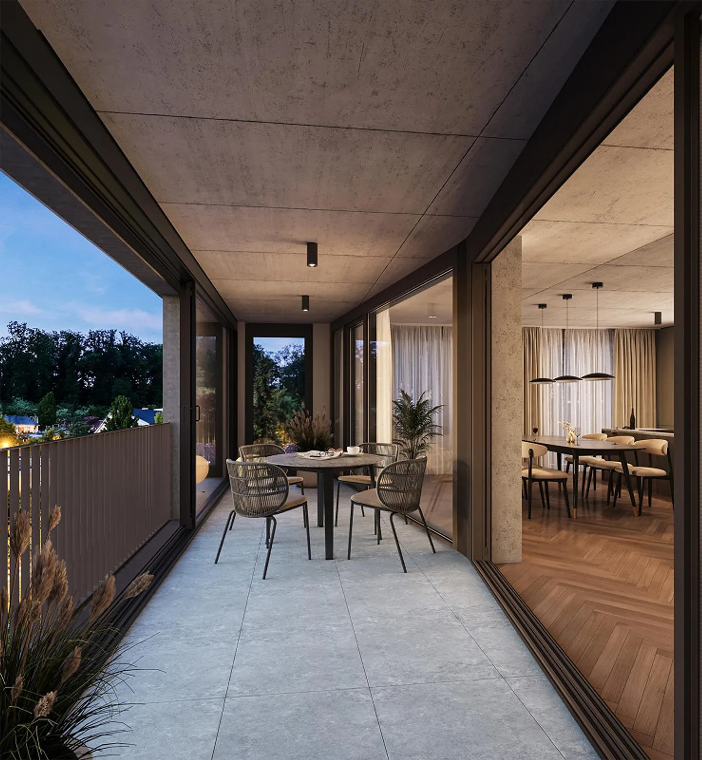 Stilvolle Wohnung mit Wintergarten - Foto 4 von 6