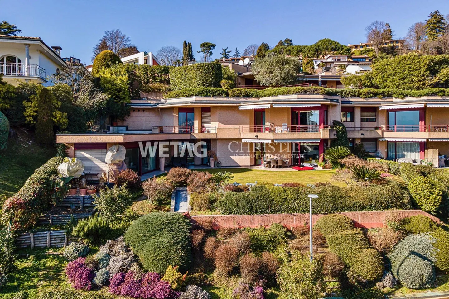 Lugano-Savosa : Appartement avec grand jardin privé et vue sur le lac de Lugano - Photo 1 sur 10