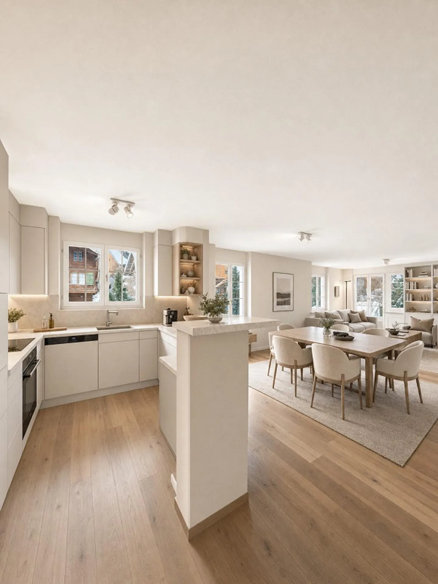 Appartamento di 3½ stanze in proprietà nel centro storico del villaggio di Saanen - Foto 8 di 13