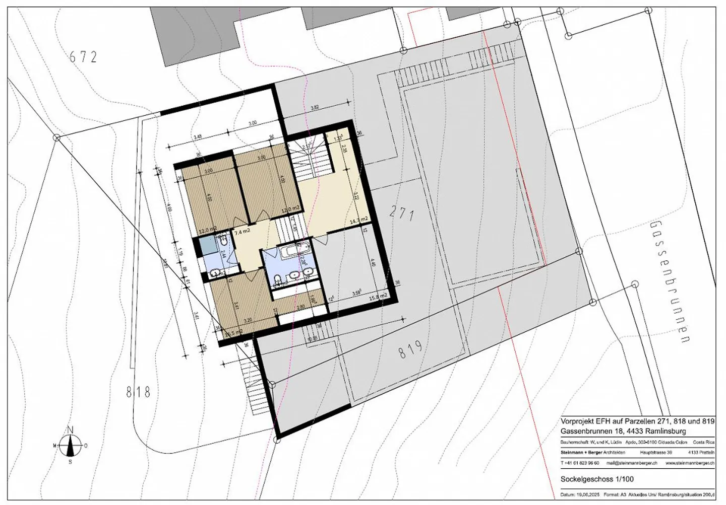 Terreno edificabile con progetto di costruzione in posizione privilegiata a Ramlinsburg - Foto 4 di 8