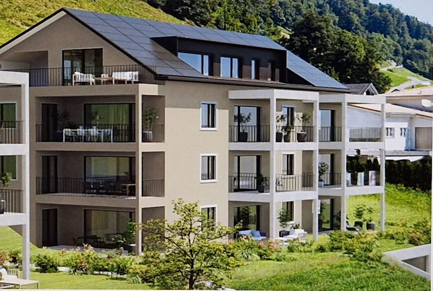 Gartenwohnungen in Obbürgen / Bürgenstock - Foto 1 von 12