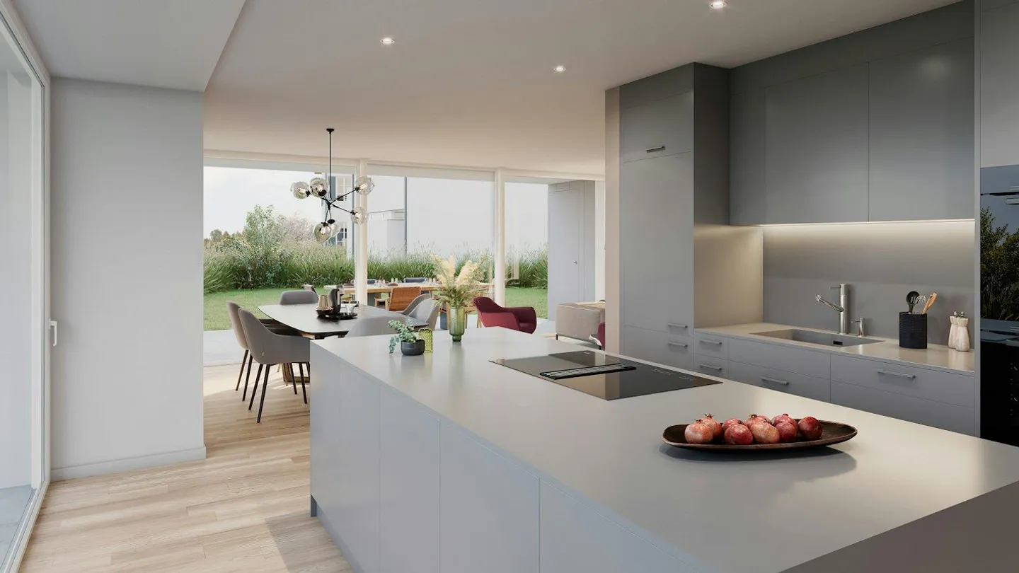 Casa bifamiliare MINERGIE direttamente alla stazione S-Bahn e possibilità di acquisto - Foto 2 di 2